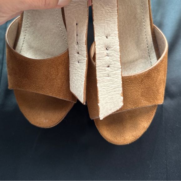 Truffle Collection Cognac Suede Platform(6.5) - Picture 5 of 8